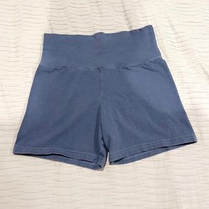 blue brandy melville priscilla biker shorts